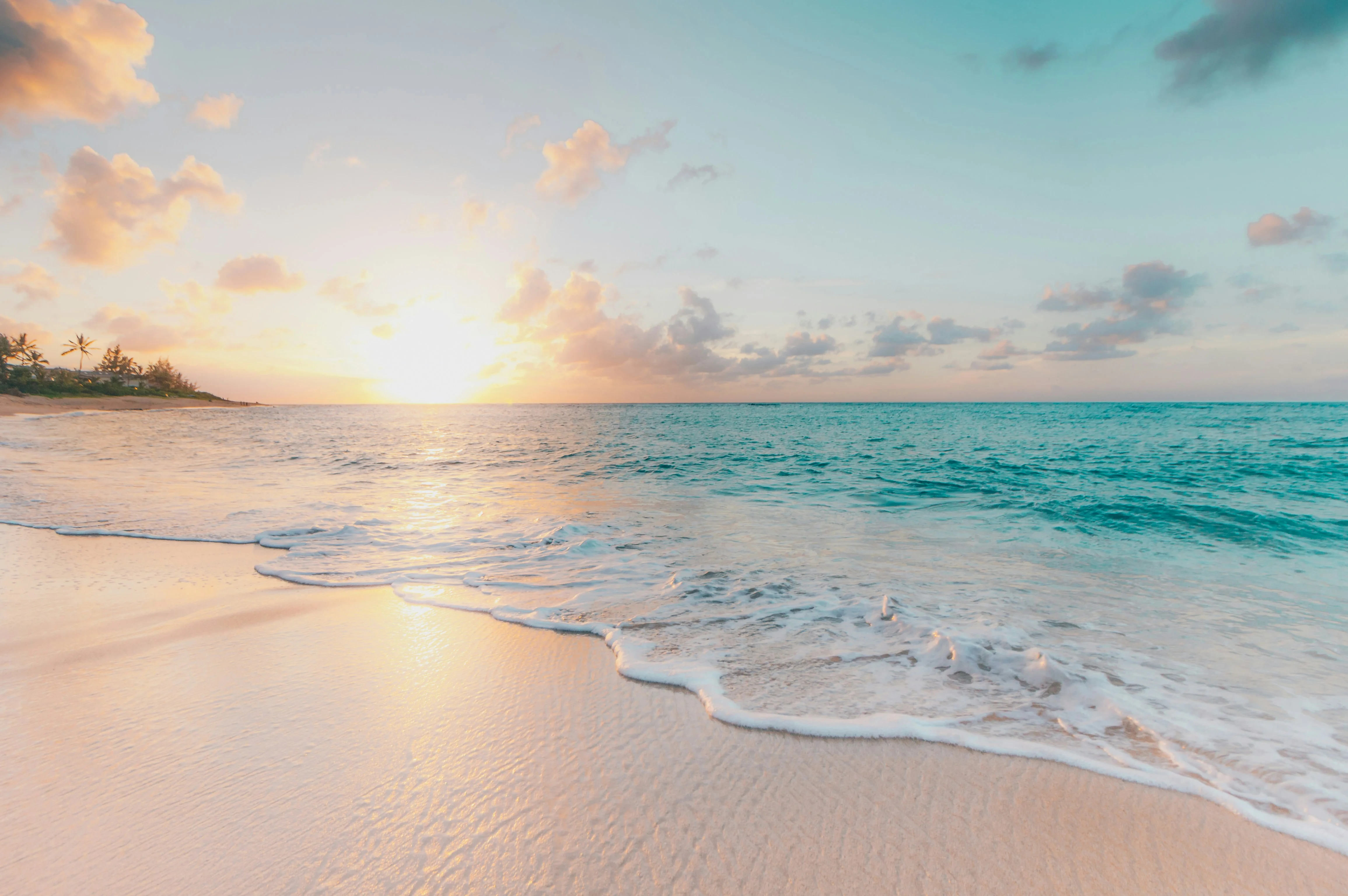 Bright Shallow Ocean
